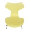 Gelbe Vintage Grand Prix Stühle von Arne Jacobsen, 6 . Set 9
