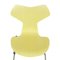 Vintage Yellow Grand Prix Chairs by Arne Jacobsen, Set of 6, Image 9