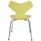 Vintage Yellow Grand Prix Chairs by Arne Jacobsen, Set of 6 4