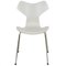 Sedie Grandprix grigie di Arne Jacobsen, set di 6, Immagine 2