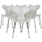 Gray Grandprix Chairs by Arne Jacobsen, Set of 6, Image 1