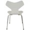 Sedie Grandprix grigie di Arne Jacobsen, set di 6, Immagine 4