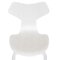 Chaises Grandprix Blanches par Arne Jacobsen, Set de 3 18
