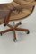 Silla de escritorio vintage de cuero, Imagen 6