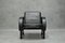 Vintage Black Arc Armchair 2