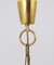 Large Mid-Century Glass Flower Gilt Brass Chandelier attributed to J. T. Kalmar for Kalmar, Austria, 1960s, Image 20