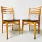 Vintage Danish Dining Chairs in Black Skai, Set of 2, Image 6