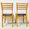 Vintage Danish Dining Chairs in Black Skai, Set of 2 15