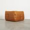 Cognac Leather Togo Corner Sofa by Michel Ducaroy for Ligne Roset, 1980s, Image 6