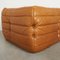Cognac Leather Togo Corner Sofa by Michel Ducaroy for Ligne Roset, 1980s 7