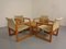 Diana Pine Wood Armchairs & Table by Karin Mobring for Ikea, 1970s, Set of 5, Image 1