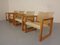Butacas y mesa Diana de madera de pino de Karin Mobring para Ikea, años 70. Juego de 5, Imagen 4