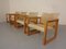 Diana Pine Wood Armchairs & Table by Karin Mobring for Ikea, 1970s, Set of 5, Image 4