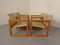 Diana Pine Wood Armchairs & Table by Karin Mobring for Ikea, 1970s, Set of 5 5