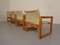 Butacas y mesa Diana de madera de pino de Karin Mobring para Ikea, años 70. Juego de 5, Imagen 7
