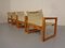 Diana Pine Wood Armchairs & Table by Karin Mobring for Ikea, 1970s, Set of 5 7