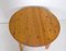 Round Pine Extendable Dining Table, 1970s 3