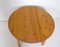 Round Pine Extendable Dining Table, 1970s, Image 3