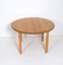 Round Pine Extendable Dining Table, 1970s 10
