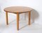 Round Pine Extendable Dining Table, 1970s 1