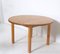 Round Pine Extendable Dining Table, 1970s 8