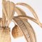 Palm Tree Ceiling Light in Rattan, 1990s, Set of 2, Image 5