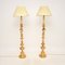 Vintage Swedish Brass Floor Lamps, 1970s, Set of 2 2