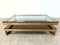 Vintage Two Tier 23kt Coffee Table from Belgo Chrom / Dewulf Selection, 1970s 1