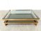 Vintage Two Tier 23kt Coffee Table from Belgo Chrom / Dewulf Selection, 1970s, Image 8