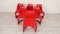 Sillas de comedor modelo 290 en rojo de Steen Ostergaard para Cado. Juego de 6, Imagen 4
