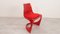 Red Model 290 Dining Chairs by Steen Ostergaard for Cado, Set of 6 8
