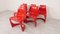 Red Model 290 Dining Chairs by Steen Ostergaard for Cado, Set of 6, Image 2