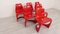 Red Model 290 Dining Chairs by Steen Ostergaard for Cado, Set of 6 3