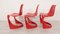 Sillas de comedor modelo 290 en rojo de Steen Ostergaard para Cado. Juego de 6, Imagen 21
