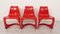 Red Model 290 Dining Chairs by Steen Ostergaard for Cado, Set of 6 17