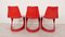 Red Model 290 Dining Chairs by Steen Ostergaard for Cado, Set of 6 22