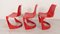 Sillas de comedor modelo 290 en rojo de Steen Ostergaard para Cado. Juego de 6, Imagen 16