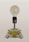Vintage Nachttischlampen aus verchromtem Messing & Bleikristallwürfeln, 2000er, 2er Set 1