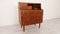 Secretaire vintage in teak con specchio, Immagine 2