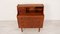 Secretaire vintage in teak con specchio, Immagine 10