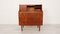 Vintage Secretaire in Teak with Mirror 1