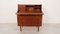 Secretaire vintage in teak con specchio, Immagine 7