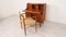 Secretaire vintage in teak con specchio, Immagine 17