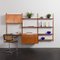 Mid-Century Danish Three Bay Teak Wall Unit with Dresser in the style of Poul Cadovius, 1960s 2