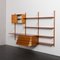 Mid-Century Danish Three Bay Teak Wall Unit with Dresser in the style of Poul Cadovius, 1960s 6