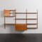 Mid-Century Danish Three Bay Teak Wall Unit with Dresser in the style of Poul Cadovius, 1960s 3