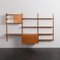 Mid-Century Danish Three Bay Teak Wall Unit with Dresser in the style of Poul Cadovius, 1960s 4