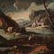 Artiste Italien, Paysage avec Personnages, 1750, Huile sur Toile 13