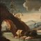 Italian Artist, Landscape with Characters, 1750, Oil on Canvas, Image 8