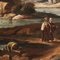 Italienischer Künstler, Landschaft mit Figuren, 1750, Öl auf Leinwand 12